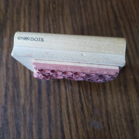 DOTS N102 The Babies 3x2 Inch Vintage Rubber Stamp - Picture 4 of 8